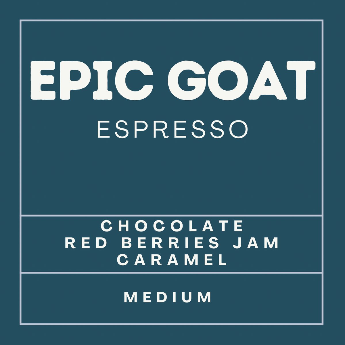 Epic Goat Espresso - Medium Roast Blend, Whole Beans