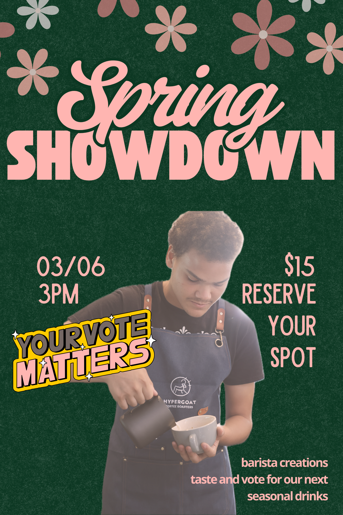 Spring Showdown at Hypergoat Cafe - Tasting & Voting Experience