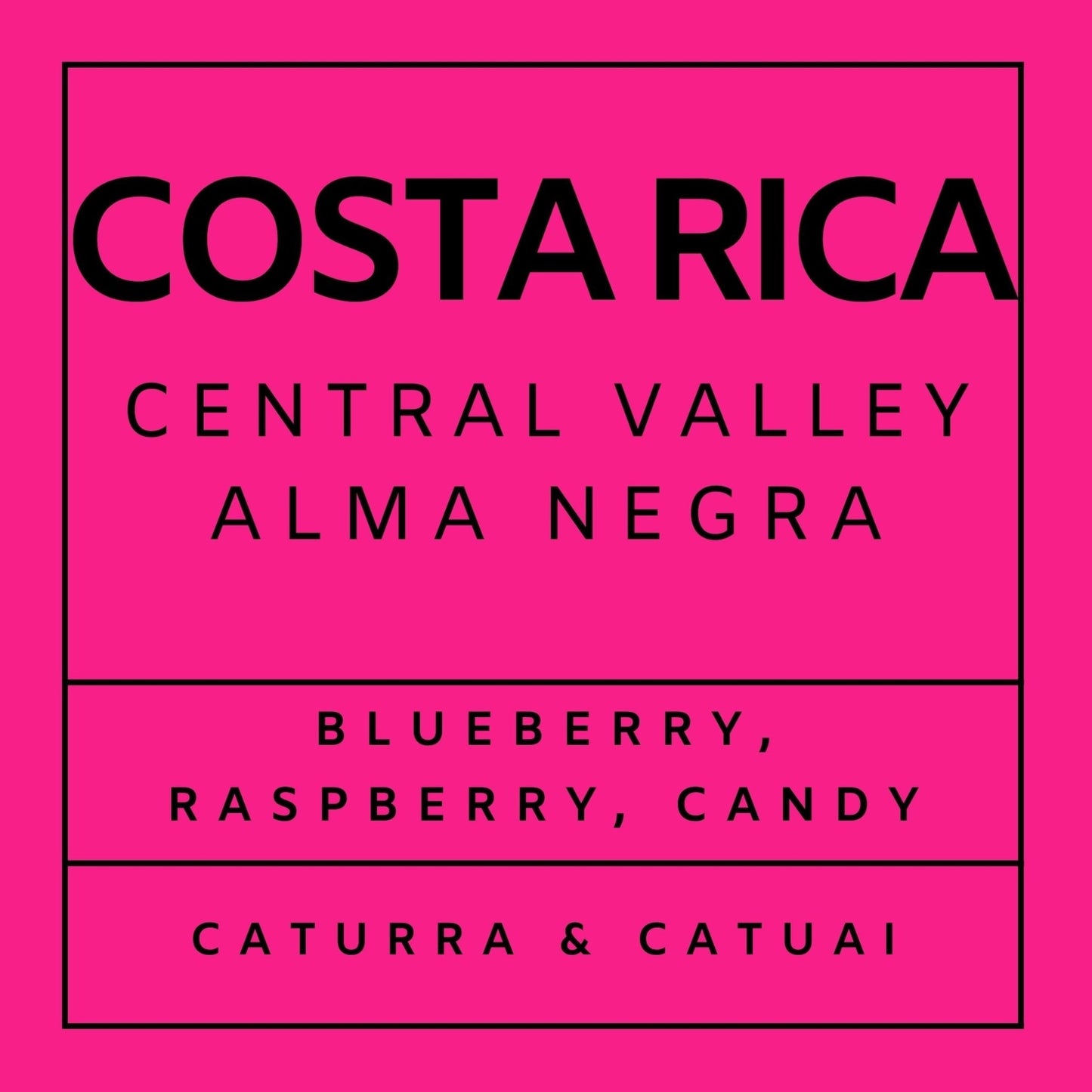 Costa Rica Central Valley - Light Roast Caturra & Catuai, 12Oz Whole Beans - Hypergoat Coffee Roasters