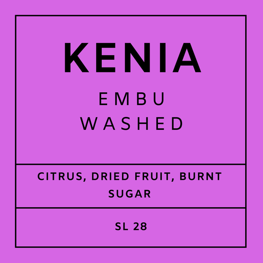 Kenya Embu - Light Roast SL 28, Whole Beans