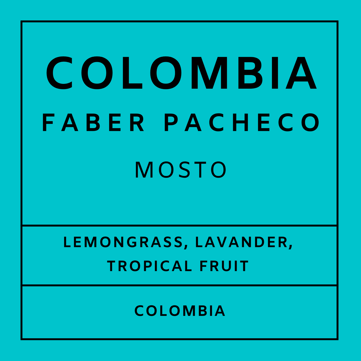 Colombia Cauca Faber Pacheco- Anniversary Limited Edition- Whole Beans