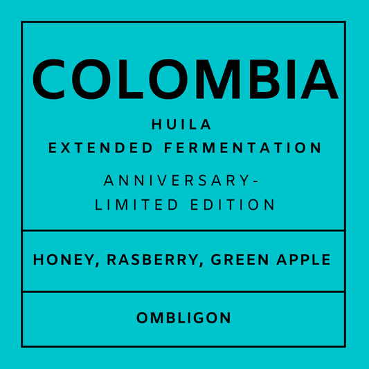 Colombia Huila Ombligon- Anniversary Limited Edition- Whole Beans