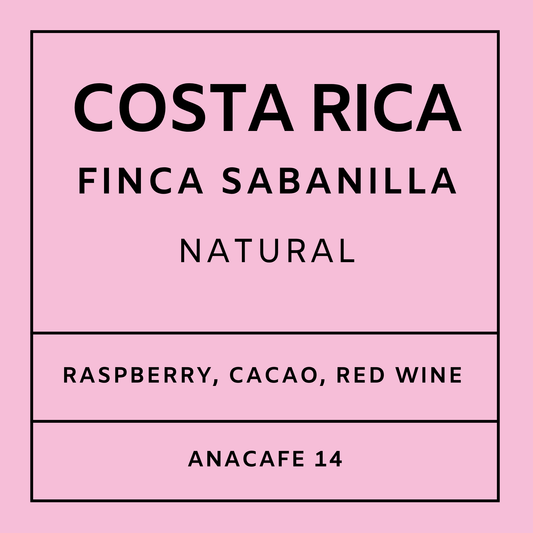 Costa Rica Finca Sabanilla - Anacafe14, Whole Beans