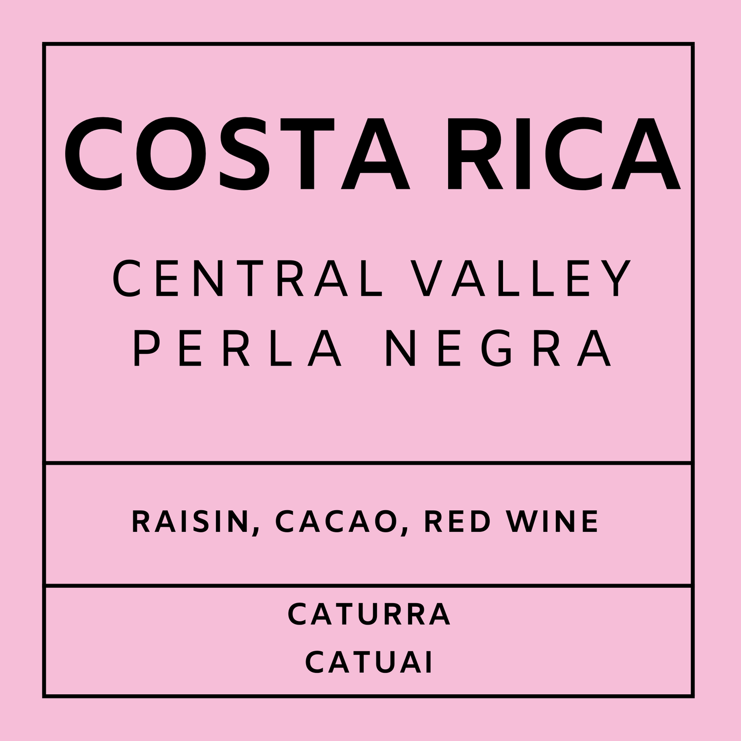 Costa Rica Central Valley - Light Roast Caturra & Catuai, Whole Beans