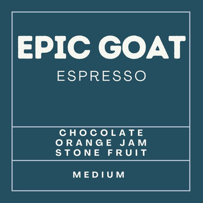 Epic Goat Espresso - Medium Roast Blend, Whole Beans