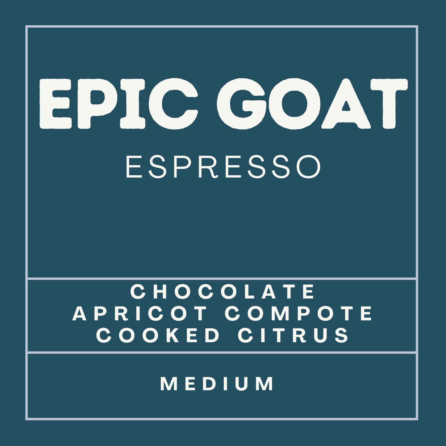 Epic Goat Espresso - Medium Roast Blend, Whole Beans
