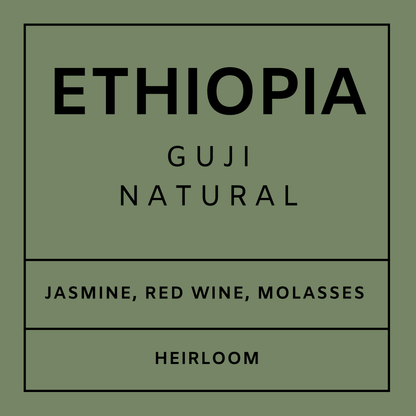 Ethiopia Guji - Heirloom, Whole Beans