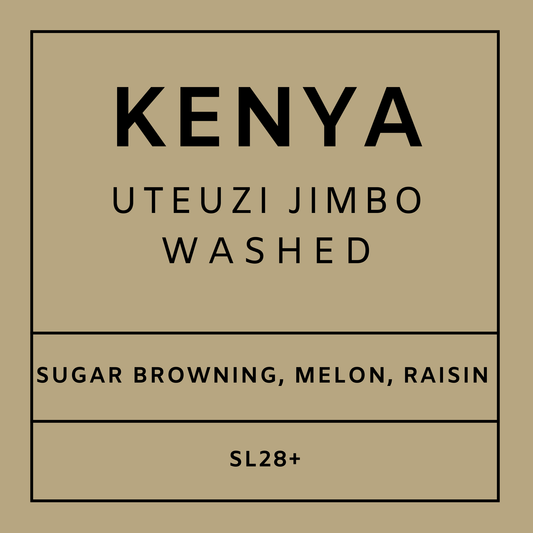 Kenya Uteuzi Jimbo - SL28+, Whole Beans