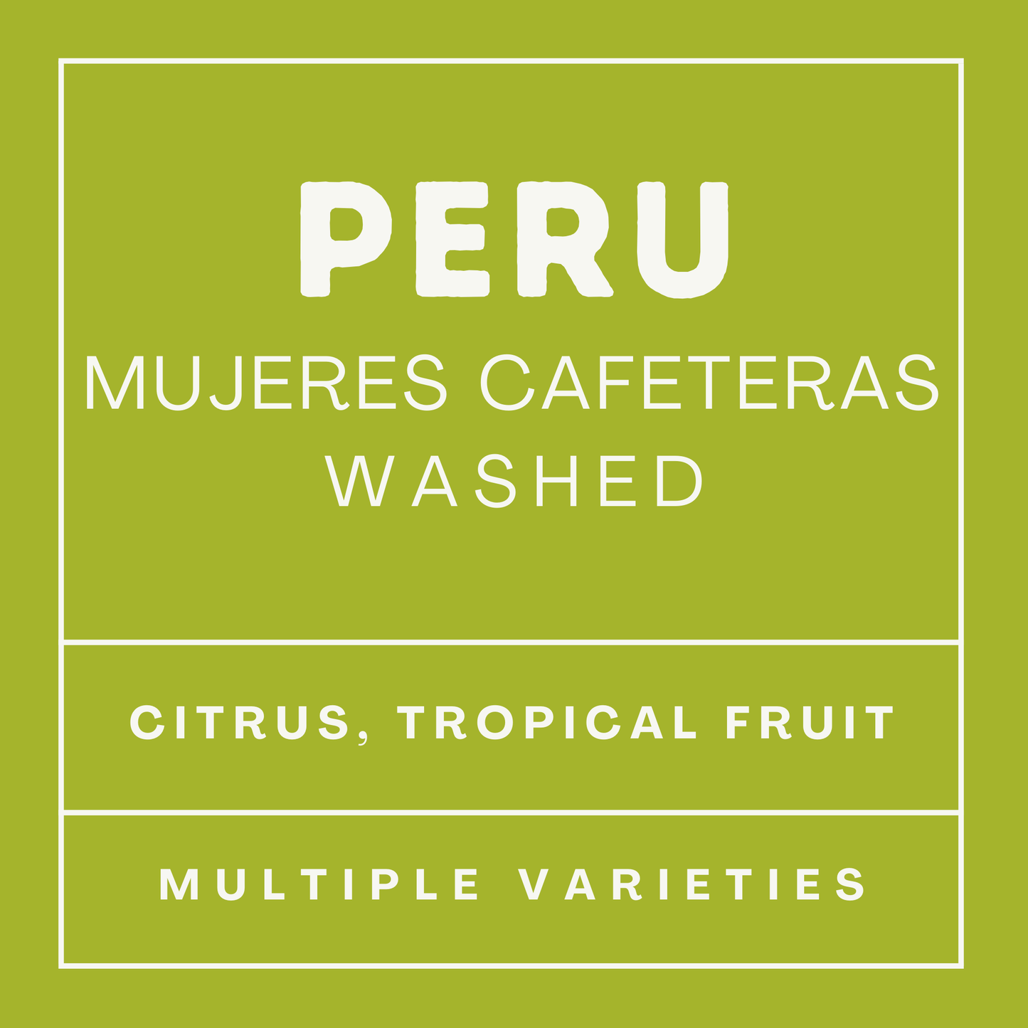 Peru Women Lima Coffee - Light Medium Roast Multi-Variety, Whole Beans