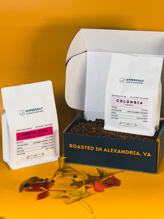 8Oz Dual-Origin Gift Set: Colombian & Costa Rican Coffee Sampler