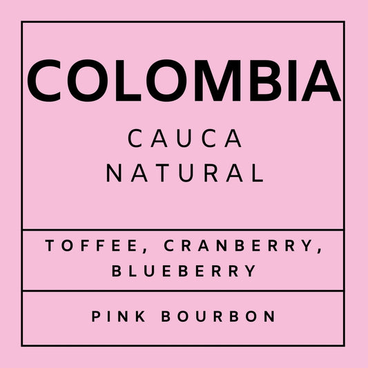 Colombia Cauca - Light Roast Pink Bourbon, 12Oz Whole Beans - Hypergoat Coffee Roasters
