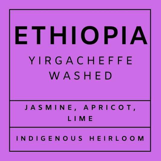 Ethiopia Yirgacheffe - Light Roast Heirloom Varieties, 12Oz Whole Beans - Hypergoat Coffee Roasters